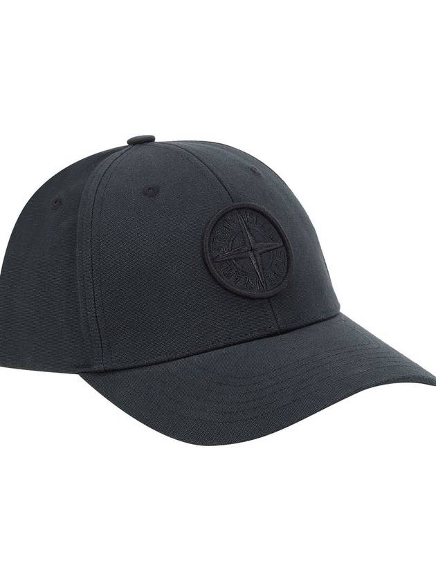 6 Panel Ball Cap Black - STONE ISLAND - BALAAN 3