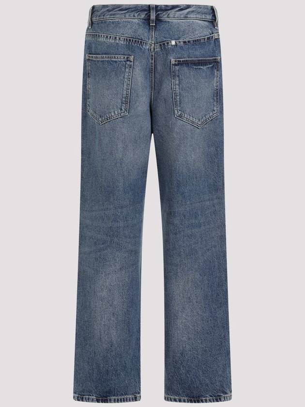 Denim Straight Pants BM51E35Y99 415 INDIGO BLUE - GIVENCHY - BALAAN 3