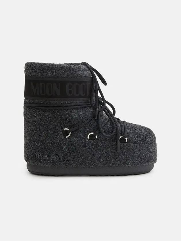 Icon Low Felt Winter Boots Black Melange - MOON BOOT - BALAAN 2