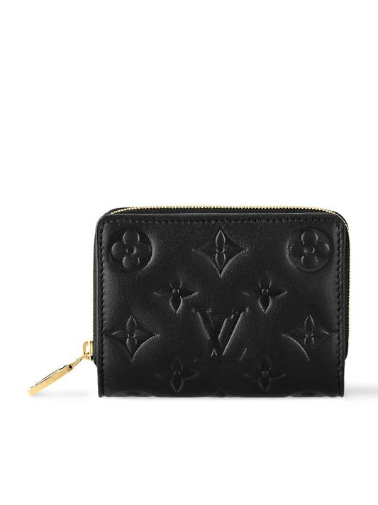 Women's Lou Monogram Lambskin Coin Purse Black - LOUIS VUITTON - BALAAN 2