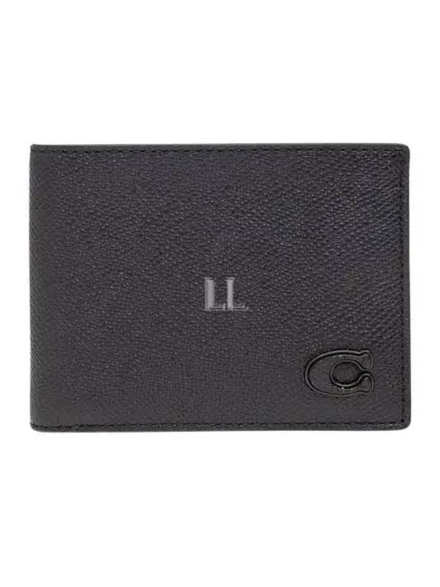 Slim Billfold Half Wallet Black - COACH - BALAAN 2