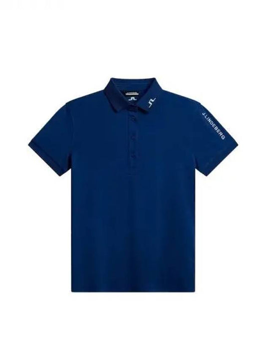 Golf Women s Tour Functional Techwear Polo Shirt T Estate Blue GWJ09006O341 Domestic Product - J.LINDEBERG - BALAAN 1