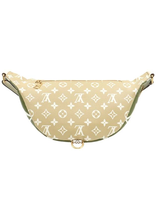 Khaki green beige monogram coated canvas bumbag hip bag belt - LOUIS VUITTON - BALAAN 3