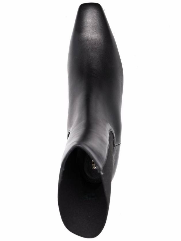 Women's Leather Middle Boots Black - TOTEME - BALAAN 4