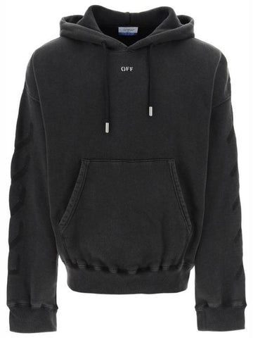 St Matthew Oversized Hoodie Black - OFF WHITE - BALAAN 1