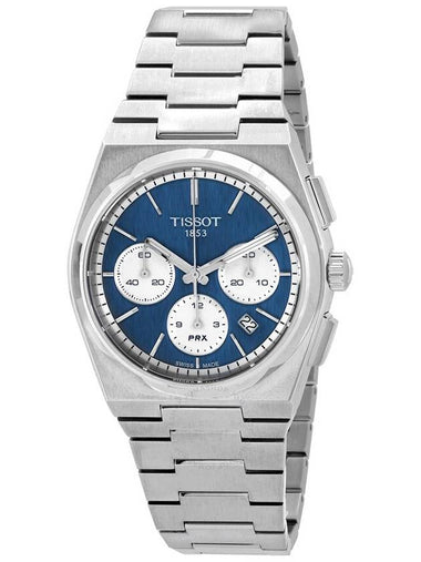 Tissot PRX Chronograph Automatic Blue Dial Men's Watch T1374271104100 - TISSOT - BALAAN 1