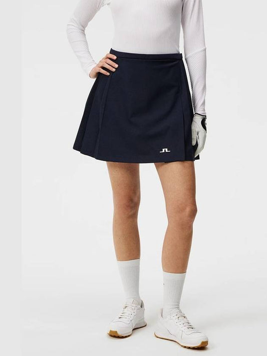 SS Women s Golf Sierra Pleated Skirt Navy - J.LINDEBERG - BALAAN 2