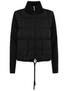 Knit Mix Drawstring Padding Black 9B000 03 M1131 999 - MONCLER - BALAAN 1