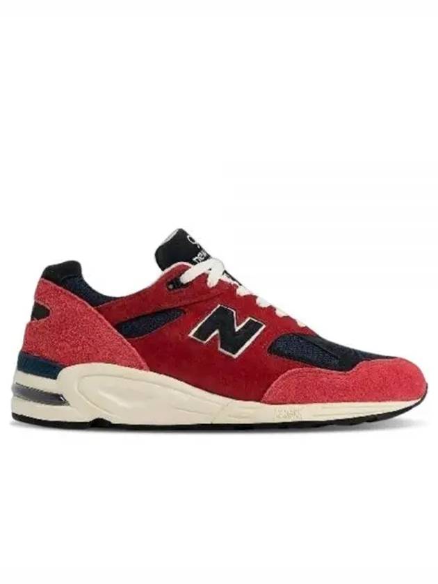 990v2 Chrysanthemum Low Top Sneakers Red - NEW BALANCE - BALAAN 2