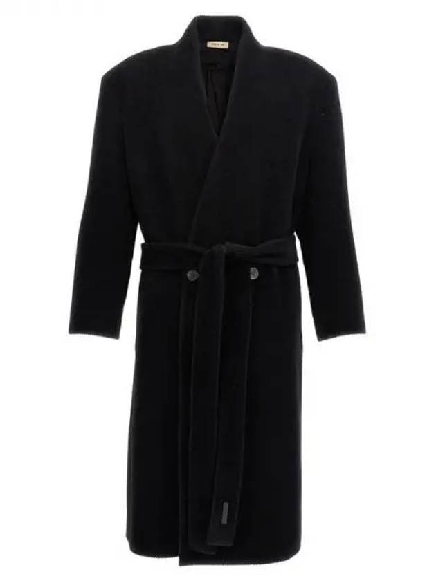 collarless belted coat - FEAR OF GOD - BALAAN 1