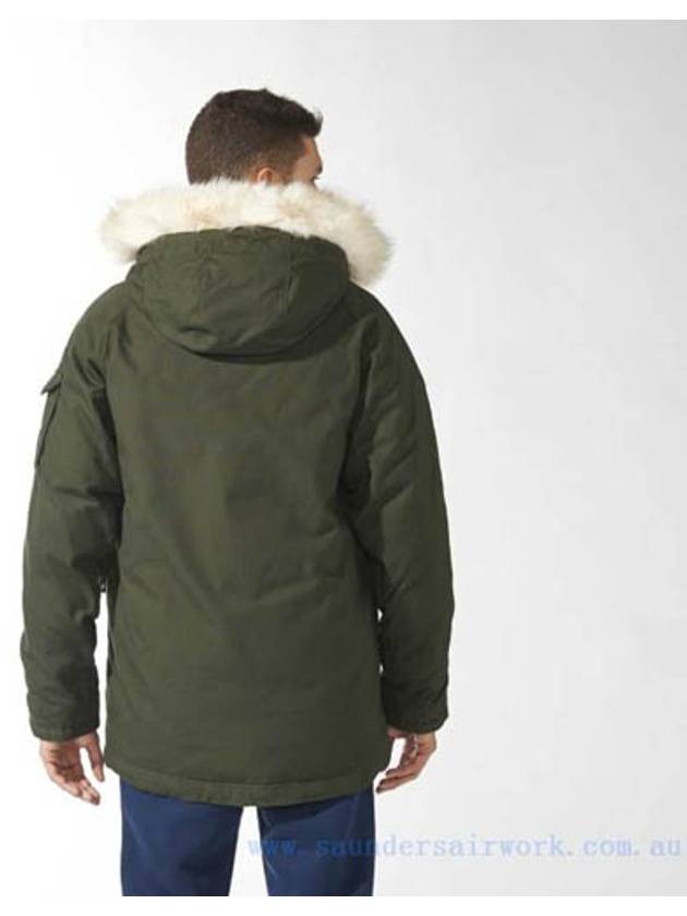 Originals M65 Traka Down Parka Khaki Olive - ADIDAS - BALAAN 9