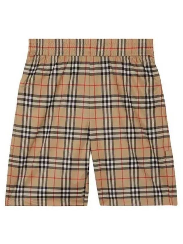 Vintage Check Technical Twill Shorts Beige - BURBERRY - BALAAN 2