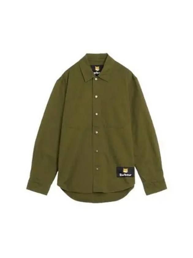 Relaxed Uniform Over Long Sleeve Shirt Green - BARBOUR - BALAAN 2