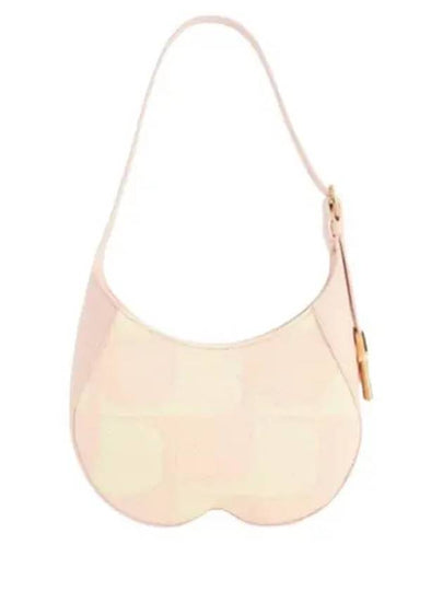 Small Chess Leather Shoulder Bag Pink - BURBERRY - BALAAN 2