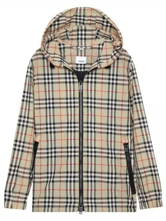 Vintage Check Hooded Jacket Women Jumper - BURBERRY - BALAAN 1