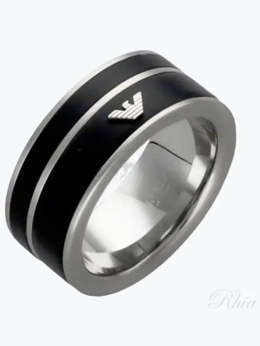 Armani EGS20320405 Logo Ring - EMPORIO ARMANI - BALAAN 1