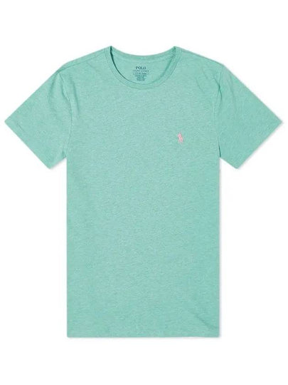 Embroidered Logo Cotton Short Sleeve T-Shirt Mint - POLO RALPH LAUREN - BALAAN 2