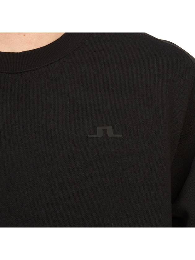 Men's Sneaky Crew Neck Sweatshirt Black - J.LINDEBERG - BALAAN 10