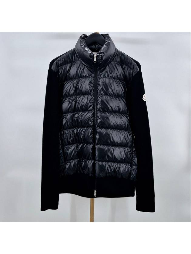 knit padded cardigan black XL size - MONCLER - BALAAN 2