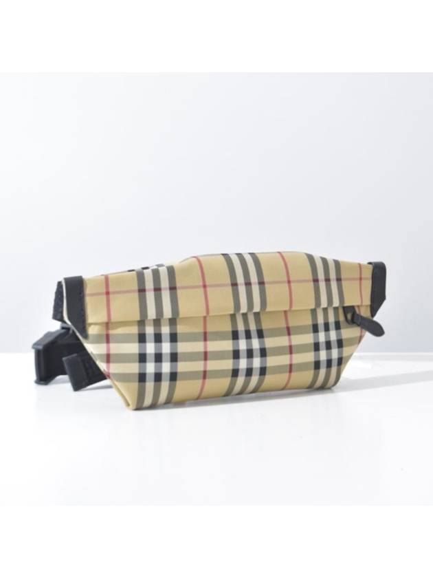 Vintage Check Motif Belt Bag Beige - BURBERRY - BALAAN 6