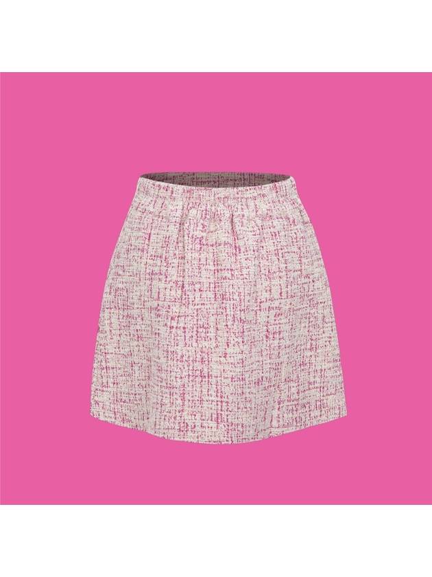 Skirt Shorts Gold Label Jenny Pink H-Line Tweed Skirt GKW9232 - MAHES - BALAAN 2