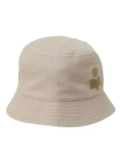 Haley Embroidered Logo Bucket Hat Beige - ISABEL MARANT - BALAAN 2