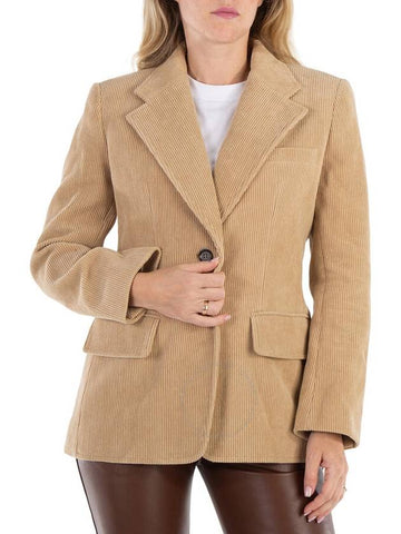 Chloe Pearl Beige Tailored Blazer Jacket, Brand Size 40 (US Size 8) - CHLOE - BALAAN 1