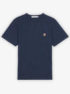 Fox Head Patch Classic Short Sleeve T-Shirt Navy Melange - MAISON KITSUNE - BALAAN 2