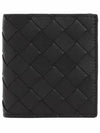 Intrecciato Slim Half Wallet Black - BOTTEGA VENETA - BALAAN 2