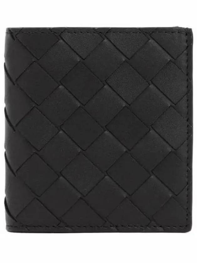 Intrecciato Slim Half Wallet Black - BOTTEGA VENETA - BALAAN 2