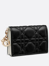 Lady Bloom Card Wallet Black - DIOR - BALAAN 2