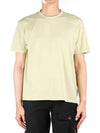 Manica Corta Cotton Short Sleeve T-Shirt Lime - TEN C - BALAAN 2