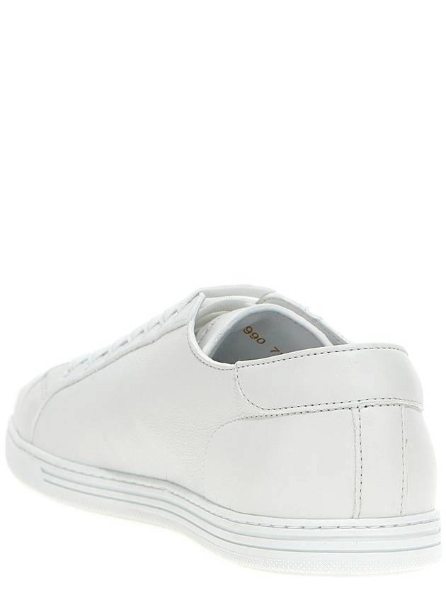 Saint Tropez Calfskin Sneakers White - DOLCE&GABBANA - BALAAN 3