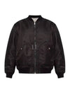 J-Mattan Reversible Bomber Jacket Black - DIESEL - BALAAN 2