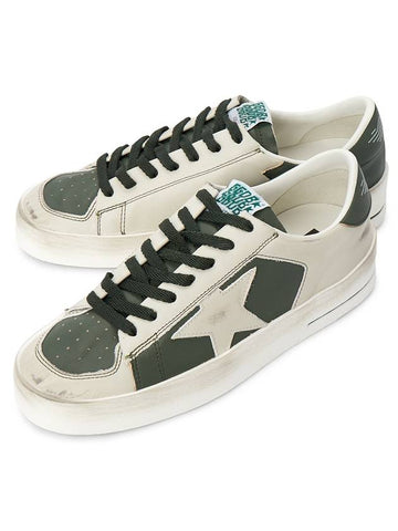 Stardan Low Top Sneakers White Green - GOLDEN GOOSE - BALAAN 1