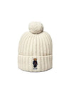 WC0522 105 bare cable knit pom beanie - POLO RALPH LAUREN - BALAAN 1