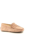 Gommino Suede Driving Shoes Pink - TOD'S - BALAAN 3