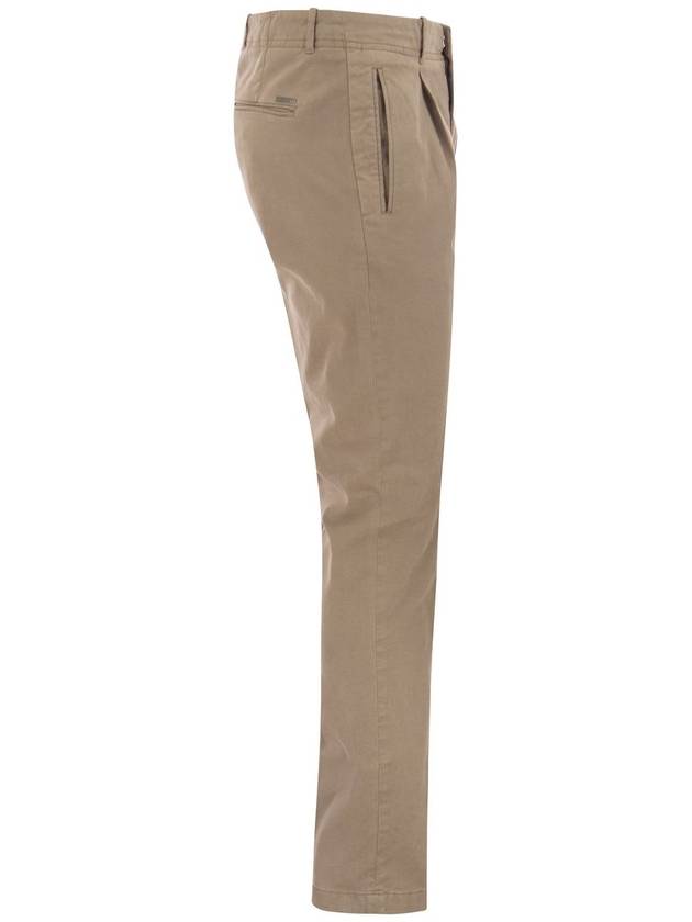 Cotton Silk Straight Pants Beige - PESERICO - BALAAN 4