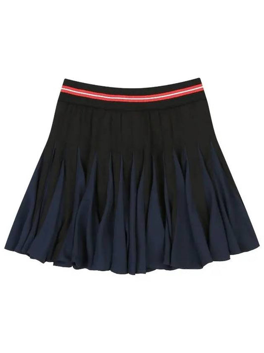 two-tone flared skirt OF4013LBNAVY - ONOFF - BALAAN 2