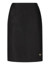 Re-nylon Pencil Skirt Black - PRADA - BALAAN 2