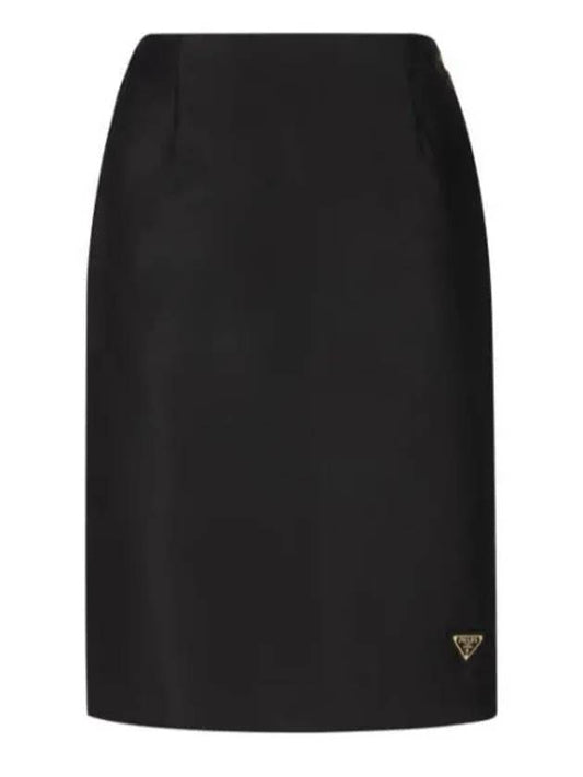 Re-nylon Pencil Skirt Black - PRADA - BALAAN 2