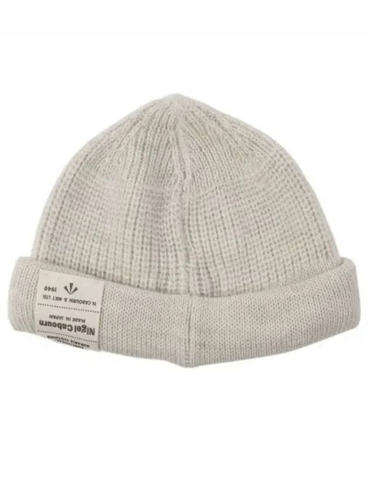 CLASSIC WOOL BEANIE 80470066010 IVORY Classic wool beanie - NIGEL CABOURN - BALAAN 1