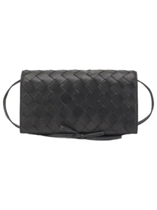 Intrecciato cross bag black - BOTTEGA VENETA - BALAAN 1