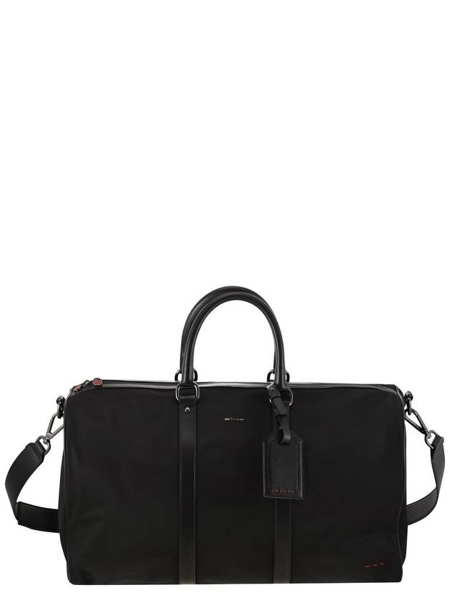 Duffel bag with leather inserts - KITON - BALAAN 1