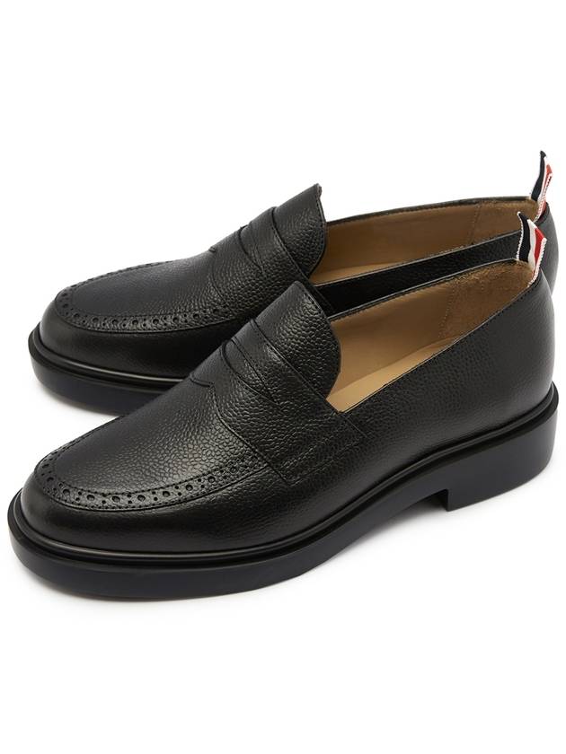 Lightweight Sole Penny Loafer Black - THOM BROWNE - BALAAN 2