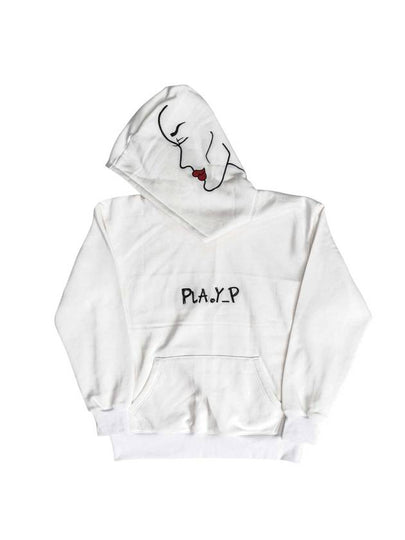 Hoodie H04 WHITE - PLA.Y_P - BALAAN 2