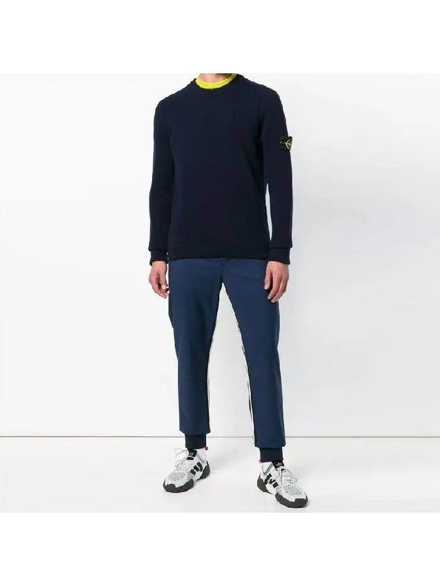 Men's round neck wool knit 6915540A3 V0020 - STONE ISLAND - BALAAN 6