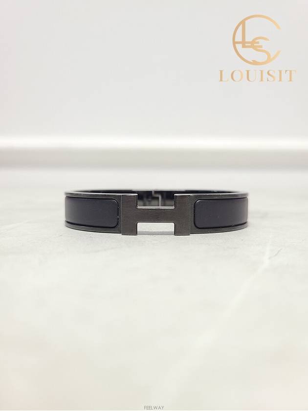 Used luxury goods Louis It So Black Noir Matte T4 Click Ache Bracelet - HERMES - BALAAN 1