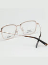 Glasses frame BY5047H 028 Asian fit square gold frame glasses - BALLY - BALAAN 4