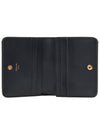 Triomphe Compact Shiny Calfskin Half Wallet Black - CELINE - BALAAN 11